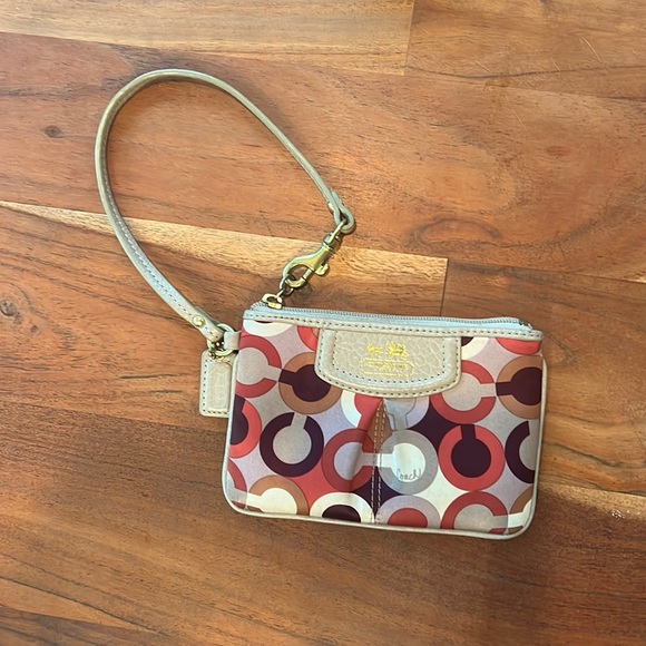 Coach Bags Vintage Coach Logo Wristlet Great Condition Poshmark
